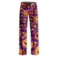 thumbnail image 6 of LHVUOA Womens Halloween Comfy Pajama Pants Fashion Halloween Printed Sleepwear Pant Casual Elastic Waist Pajama Pants, 6 of 7