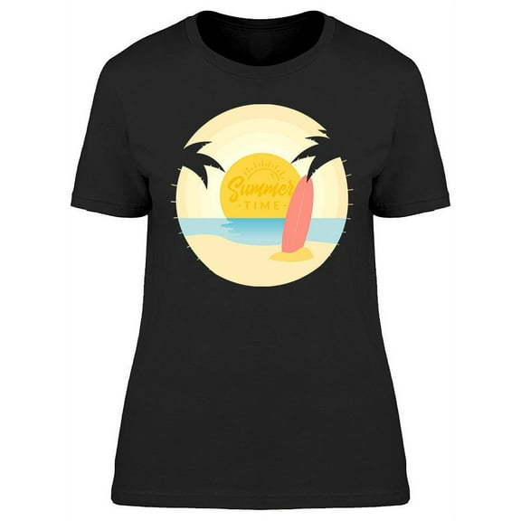 Summer, Sun, Beach, Surfing T-Shirt Women -Image by Shutterstock, Female 3X-Large