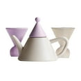 thumbnail image 3 of Ensemble de Tasses à Thé pour Maison de Poupée 1/12 Ensemble de Thé Meubles de Maison de Poupée Modèle Réaliste en Alliage Rôle Violettes Grand, 3 of 9
