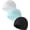 Set C-black,white,mint Green, variant on 3 Pieces Lightweight Skull Cap for Men Women Breathable Helmet Liner Cooling Hat Soft Running Cycling Beanie Hats