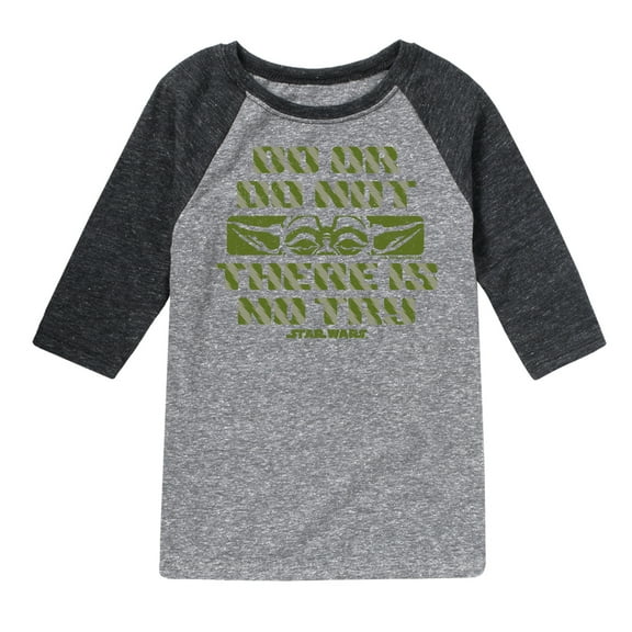 Star Wars - Yoda Do Or Do Not - Toddler And Youth Raglan
