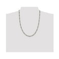 thumbnail image 5 of Sterling Silver Figaro Chain Necklace 22 Inches (4.50mm), 5 of 5
