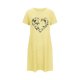 thumbnail image 4 of Camisón corto de mujer, vestido de largo medio con estampado de moda, camisón corto extragrande de mujer, camisón de manga corta con estampado de pecho a la moda, camisón de mujer, 4 of 6