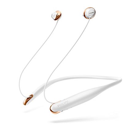 - Philips - SHB4205WT/27 - Flite Wireless Bluetooth headphones - White