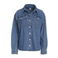 thumbnail image 6 of Sofia by Sofia Vergara Women's Relaxed Boyfriend Shirt with Long Sleeves, Sizes XS-XXXL, 6 of 6
