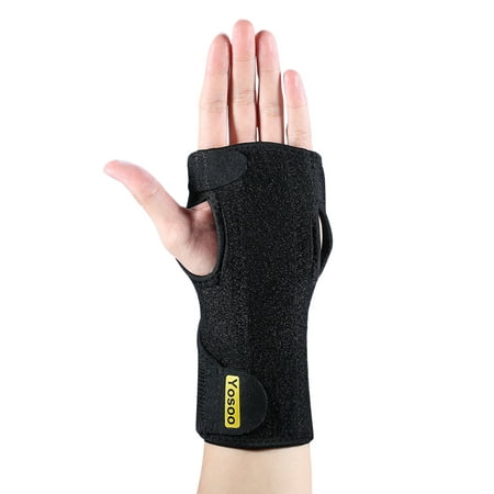HURRISE Wrist Brace for Night Sleep Adjustable Neoprene Wrist Splint for Carpal Tunnel