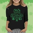 thumbnail image 2 of MuXiKeJi Clothes Toddler Boy Girl St Patrick's Day Shirts Kids Tshirts Cotton Short Sleeve Tees 2-10 Years, 2 of 4