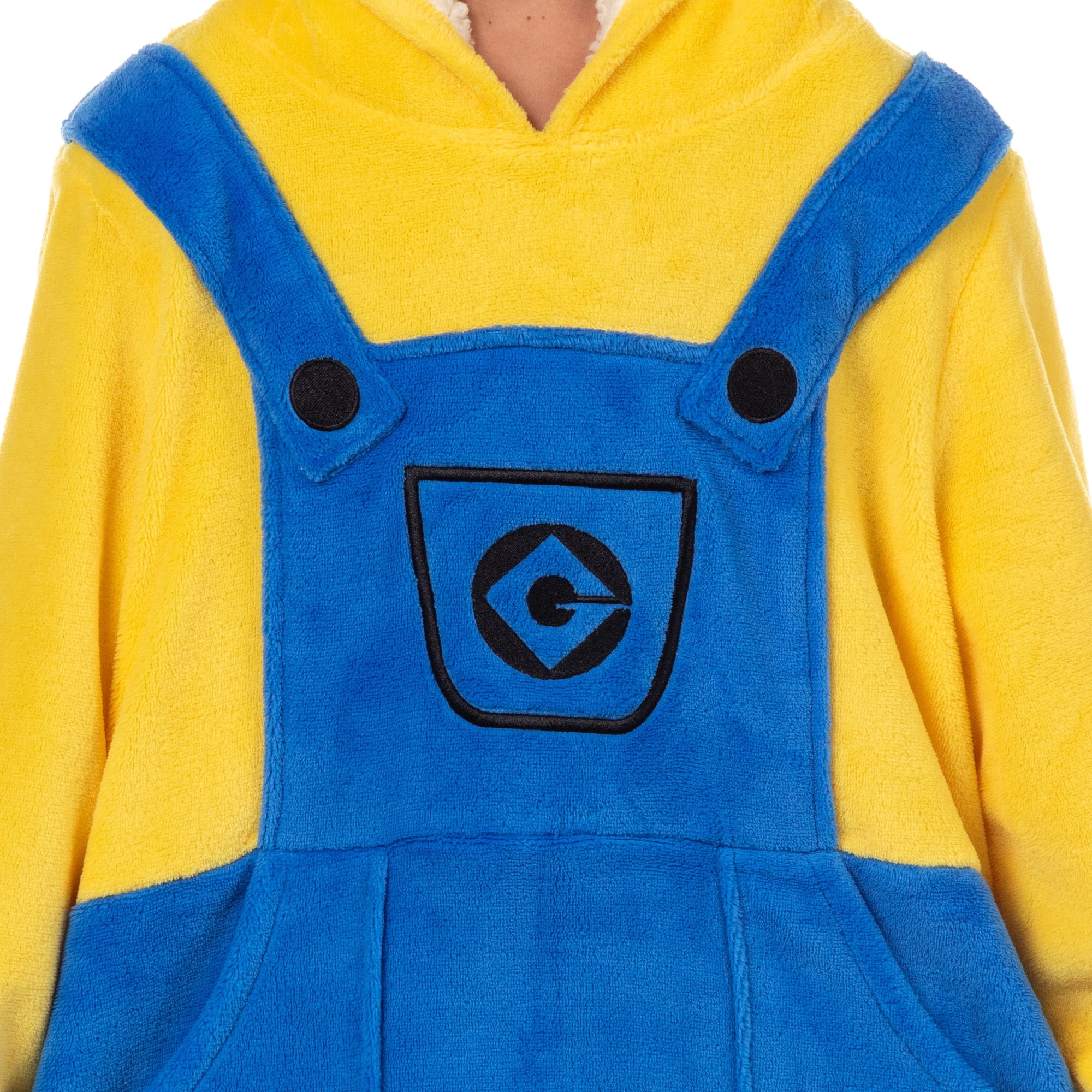 Minions Bob Wearable Blanket Kids Hooded Sweatshirt Loungewear