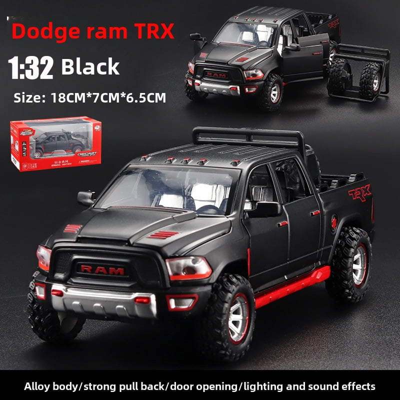 Wholesale Export-Quality Black Dodge Ram TRX Alloy Toy Pickup