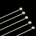 thumbnail image 4 of KLKCMS 5Pcs/set Stainless Steel Cocktail Picks Cocktail - Bead -Gold, 10.5cm, 4 of 9