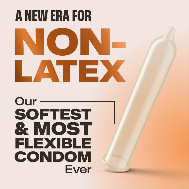 Trojan G.O.A.T. Latex-Free Lubricated Condoms for Men, Patent Pending Ultra  Flex Non-Latex Material, Soft, Strong, Odorless & Colorless, 10 Count -  Walmart.com