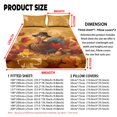 thumbnail image 7 of Qpednta Thanksgiving Duck Sheets Set, Breathable All‑Season 3 Pieces Bedding Sets 1 Fitted Sheet with 2 Pillowcases, Wrinkle‑Resistant Machine Washable Bed Sheets for Multiple Room Styles, 7 of 7