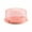 Pink Portable Cake Carrier, variant on 10 Inch Portable Round Cake Carrier with Handle & Buckle Seal, Lightweight Plastic Cake Box with Inner Tray, Cupcake Dessert Container for Safe Transport Storage