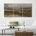 thumbnail image 2 of PixonSign Canvas Print Wall Art Set European Forest Country Farmhouse Landscape Nature Wilderness Illustrations Modern Art Decorative Rustic Relax/Calm Colorful for Bedroom - 24"x36"x3, 2 of 5