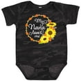 thumbnail image 3 of Inktastic My Nana Loves Me with Sunflower Wreath Boys or Girls Baby Bodysuit, 3 of 5