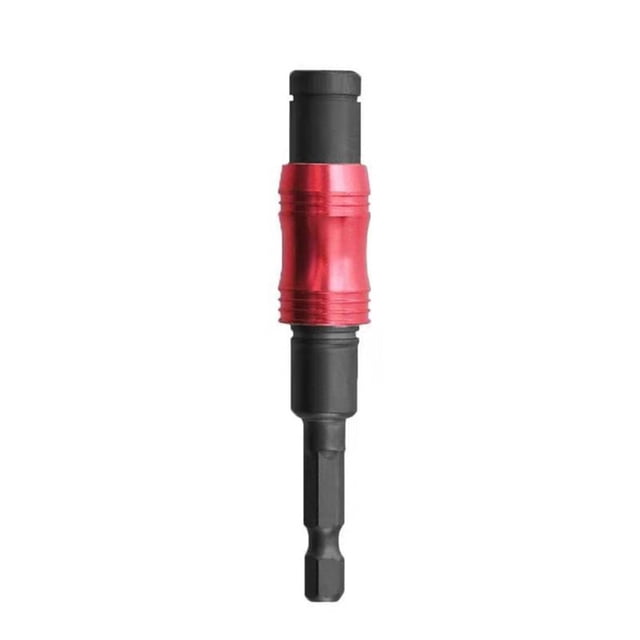 Maoww Tournevis à Main pour Perceuse Électrique, Poignée Hexagonale, Tige d'Extension Autobloquante, Noir Rouge
