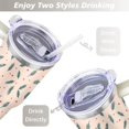 thumbnail image 5 of Christmas Tree Branches and Berries 40 Oz Tumbler with Handle Lid and Straw Stainless Steel Double Walled Vacuum Insulated Cup Merry Christmas Gifts Tumbler for Women Men Friends Outdoor Indoor, 5 of 6