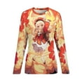 thumbnail image 6 of Genshin Impact Women's Pajama Top 3D Digital Print Sleepwear Trendy Crewneck Pullovers Long Sleeve Shirts 5XL, 6 of 8