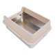thumbnail image 5 of Caja De Para Gatos De Acero Inoxidable, Bandeja De Para Gatos Cerrada De Pared Alta, Bandeja De Metal Gruesa, Filtro Antioxidante Antiadherente, Fácil De Limpiar, Control De, 5 of 7