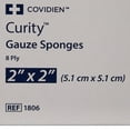 thumbnail image 4 of Curity Square USP Type VII Sterile 8-Ply Gauze Sponges, 2" x 2", 2 per Pack, 50 Packs, 100 Total, 4 of 6