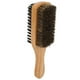 thumbnail image 1 of Cepillo de barba de doble cara, cepillo de cerdas de imitación con mango de madera de caucho para hombres, 1 of 8