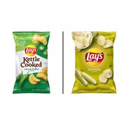 Lay's Potato Chips, Dill Pickle 7.75 oz and Lay's Kettle Cooked Jalapeño 8 oz