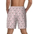 thumbnail image 4 of Haiem Cute Rabbit Mens Swim Trunks with Compression Liner 2 in 1 Swimming Shorts Stretch Swimwear Quick Dry,Board Shorts-XX-Large, 4 of 9