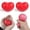 red, variant on Heart Shape Squishies Toys, Fidget Squeeze Toys, Ultra-Soft Decompression Sensory Stress Relief Toys