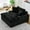 Black, variant on Space-Saving 51-Inch Sofa Designed with Cushions for Living Rooms, Bedrooms, and Versatile Use, White