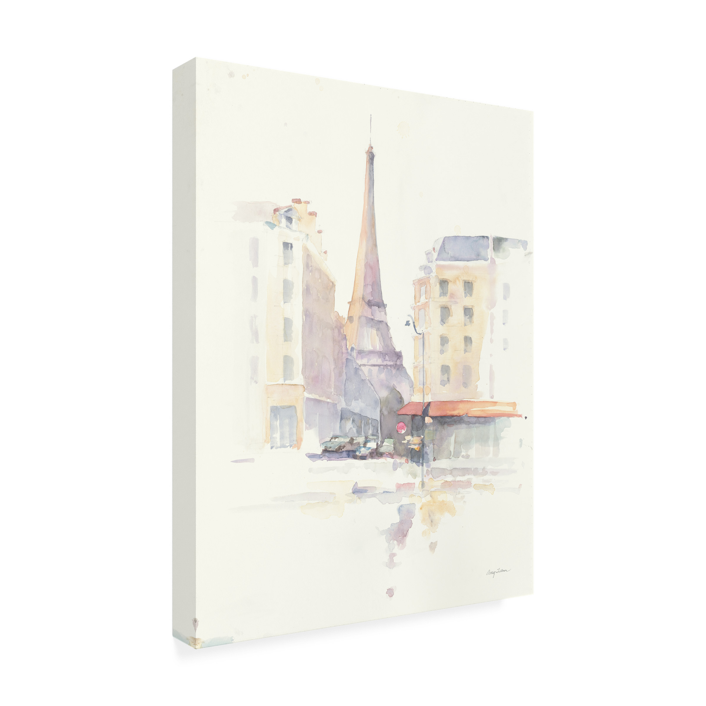Trademark Fine Art 'Paris Morning' Canvas Art by Avery Tillmon