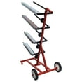 thumbnail image 3 of Mobile Masking Machine Four Layer Shielding Paper Cutting Stand with Wheels, 3 of 8