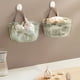 thumbnail image 4 of Cesta de pared para almacenar ajo, cebolla y jengibre | Organizador de cocina de plástico ABS transparente con orificios de drenaje | Especiero colgante para verduras y despensa | Juego de 1 pieza, 4 of 7