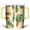 Yellow Pineapple (4), variant on White Duckling 30 Oz Tumbler with Handle Lid and Straw, Stainless Steel Double Walled Vacuum Insulated Cup, Cute Anniversary Wedding Birthday Gifts Tumbler for Women Men Friends Outdoor Indoor