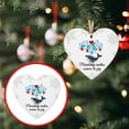thumbnail image 2 of Heart Shaped Hanging Ornaments 2D Flat Hanging Christmas Ornaments for Christmas Tree Decor Holiday Hanging Decor Gift Friendship Gifts For Women, 2 of 8