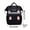 Black, variant on Mommy Bag Backpack Multifunctional Large Capacity Double Shoulder Mother and Baby Bag Outdoor Leisure Large Capacity Backpack