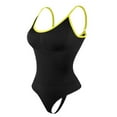 thumbnail image 2 of Viluyesy Womens Shapewear Bodysuit, Chest Support Snatched Waist Tummy Control Tight Fit Seamless Jumpsuit Yellow S, 2 of 5