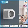 thumbnail image 1 of S26-p Prise Intelligente de Surveillance de Puissance 16a Wifi Prise Intelligente Compatible avec Yandex Alice Smart, 1 of 4