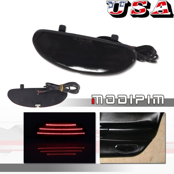 Internal LED door courtesy light reflector light smoked for Corvette C5 97-04-