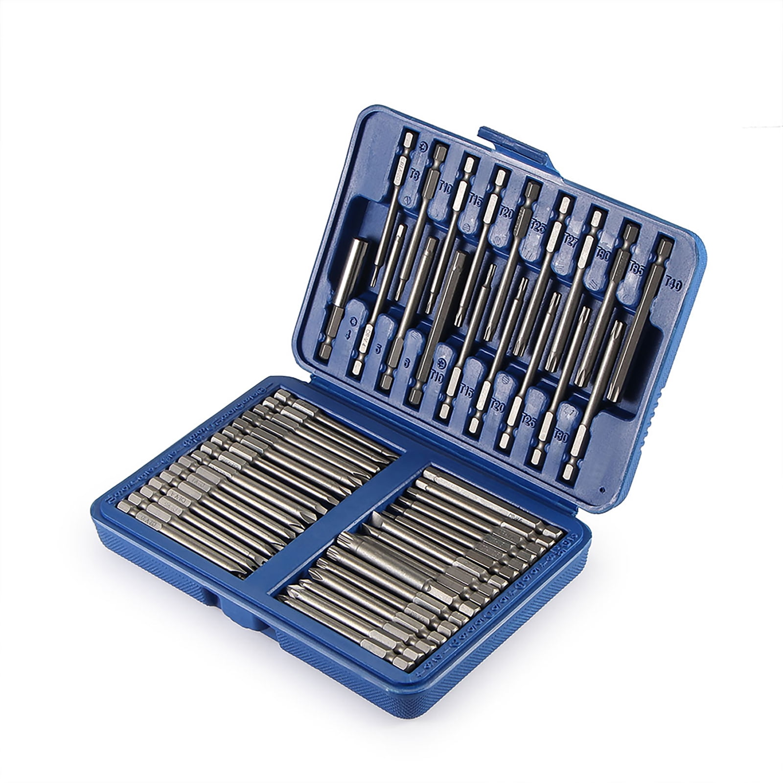 50pcs Screwdriver Bit Set 3 inch Extra Long Screwdriver Kit Hex Star