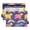 Bears and Rainbow, variant on Beautiful Butterflies and Star 2 Pack Pencil Pouch for 3 Ring Binder Smooth Zipper Folders with Pockets Clear Window Pencil Case
