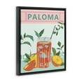 thumbnail image 3 of Stupell Industries Modern Paloma Tropical Cocktail Black Floating Frame Canvas Art, 17 x 21, by Melissa Wang, 3 of 8