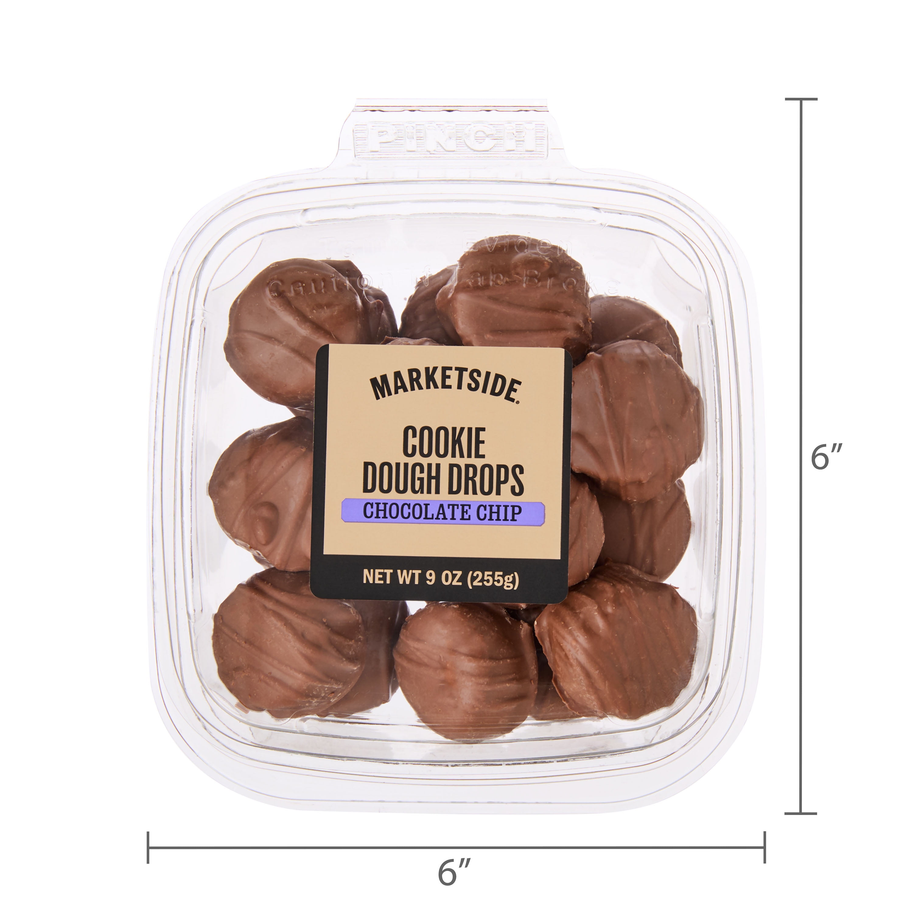Marketside Chocolate Chip Cookie Dough Drops, 9 oz