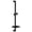 Black, variant on Kingston Brass KX8268 Claremont 24-Inch Stainless Steel Shower Slide Bar with Soap Dish in Brushed Nickel