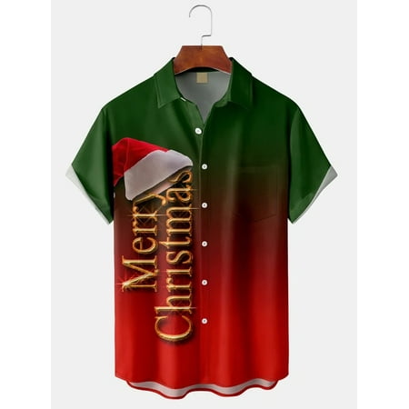 

MLFU Christmas Chest Pocket Short Sleeve Shirt