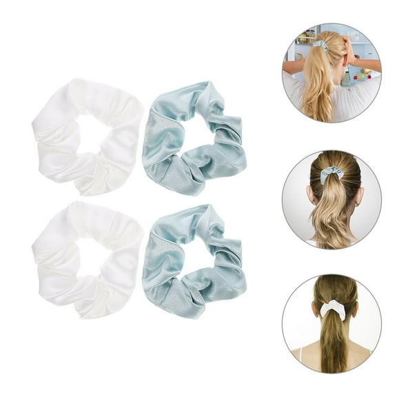 WHAMVOX  4 Pcs Headband Ponytail Girls Hair Accessories Ties for Woman Bridesmaid