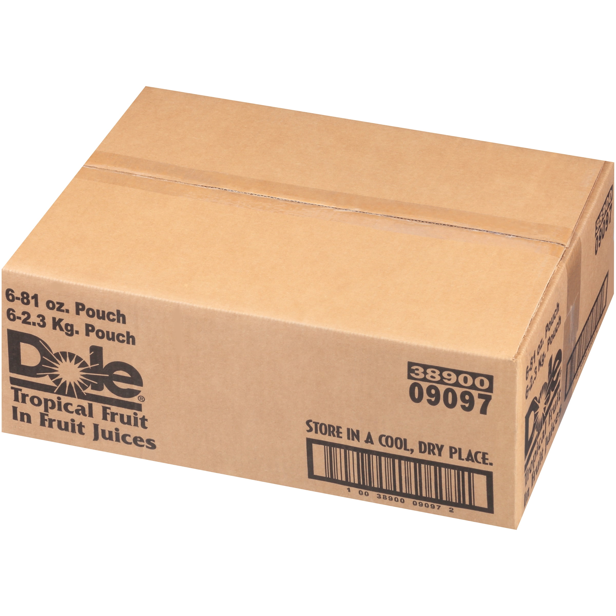 Dole In Fruit Juice Tropical Fruit Salad, 81 oz - Case of 6