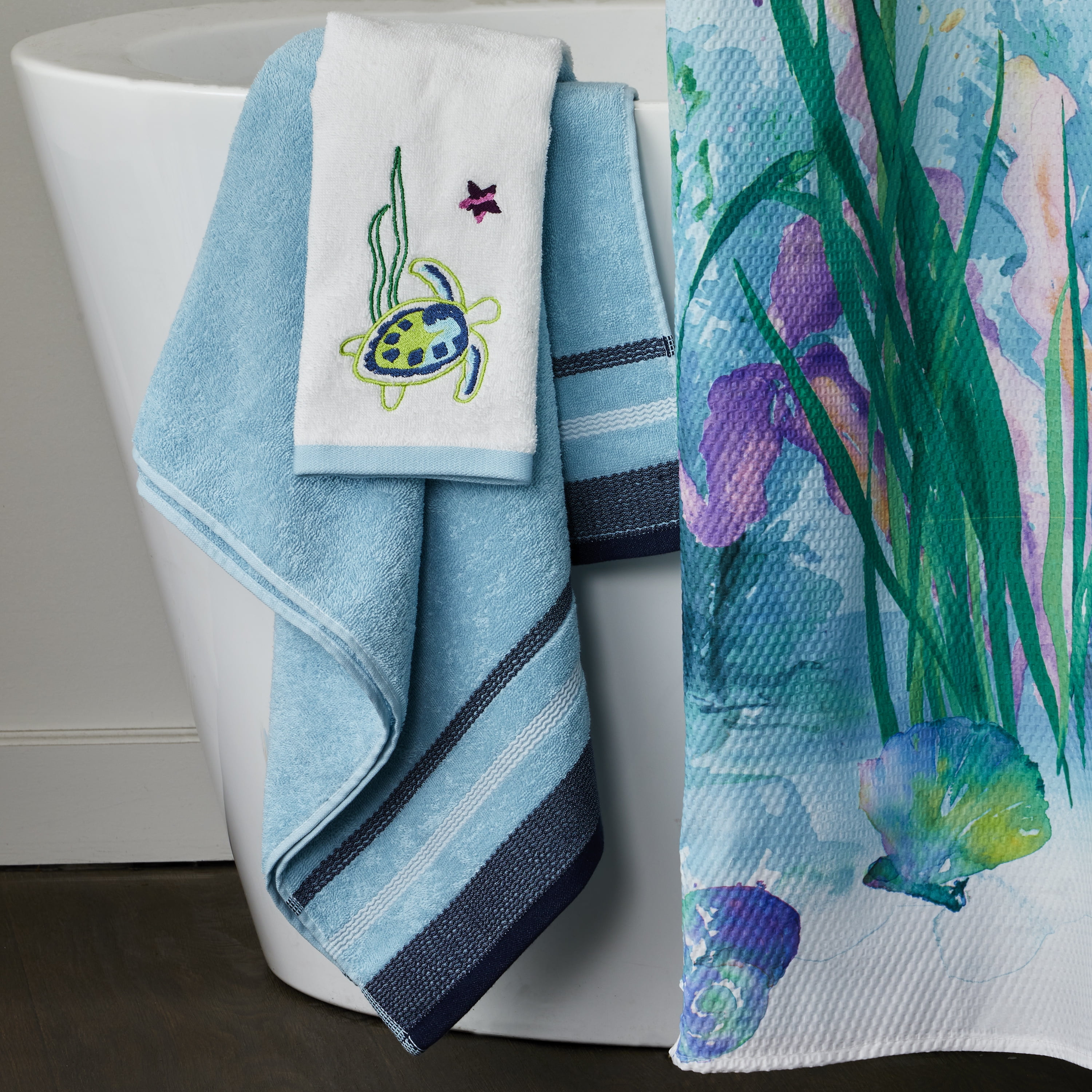 Solid Color Cotton Towel Set, Washcloths Hand Towel Bath Towel, Soft &  Absorbent Towels For Bathroom, 2 Bath Towel & 2 Hand Towel & 2 Washcloths,  Bathroom Supplies - Temu