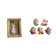 thumbnail image 1 of Siruishop Cadre Photo en Résine Support d'Exposition de Cartes Affiche devant en Verre Cadre Photo et Figurines du Dieu de la Fortune Sculpture de Table Mini Statues Dieu de la Richesse Statue en Résine pour Chambre Bureau, 1 of 8
