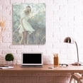 thumbnail image 2 of Stupell Industries Girl Wandering in Forest Grass Soft Muted Green Abstract Painting Gallery Wrapped Canvas Art Print Wall Art, 36 x 48, 2 of 6