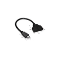 thumbnail image 3 of Adaptador 1080p Macho A 2 Hembra Splitter Doble Salida NEGRO, 3 of 5